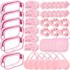 36-Piece Spa And Sleepover Party Set, Plush Hair Accessories, Eye Masks, Towels, And Transparent Makeup Bags view 1