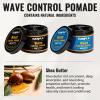 Natural Wave Pomade Strong Hold Easy Wash 360 Wave Training Hair Cream - Waves Grease for Men Water-Based Hair Cream Moisture Control - 360 Waves Wash Shampoo Enhance Waves Hair Shampoo for Black Men view 4