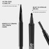 Aaiffey 2 Pcs Microblading Eyebrow Pencil for Women,Brow Pencil With Hair Like Strokes Eyebrow Tattoo Pen with Eyebrow Brush - Waterproof Smudge-Proof (Brown) view 3