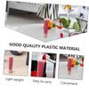 25pcs 15ml Clear Plastic Lip Gloss Containers with Cap Refillable Bottles for DIY Lip Gloss Travel Friendly Empty Squeeze Tubes for Women view 4