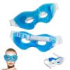 Cooling Eye Mask for Puffiness & Migraines - 2 Pack Reusable Hot and Cold Therapy Gel Mask for Dark Circles, Dry Eyes, Headache Relief - Free Non-Woven sleeve with Purchase (While Supplies Last) view 1