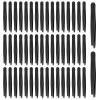 50 Pcs Eyebrow Tweezers Set Stainless Steel Slant Tip Tweezers Professional Precision Eyebrow Plucking Grooming Ingrown Growing Hair Remover for Women and Men Facial Hair view 1