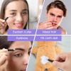 50 Pcs Eyebrow Tweezers Set Stainless Steel Slant Tip Tweezers Professional Precision Eyebrow Plucking Grooming Ingrown Growing Hair Remover for Women and Men Facial Hair view 3