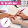 2 PCS Double Ended Nail Art Tweezers, Stainless Steel Straight and Curved Tip Tweezers with Silicone Pressing Head for Eyelash Extensions,DIY Crafts, Nail Art, Scrapbooking,Jewelry Making view 4