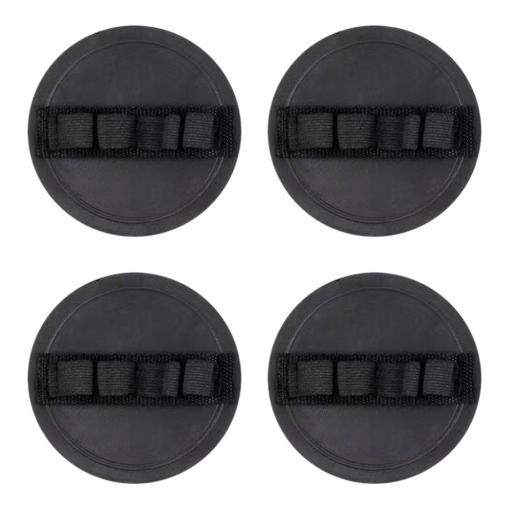 8 Pcs Exfoliating Gloves, Round Skin-Friendly Bath Towel Painless Scrubbing Mud, Black Deep Cleaning Improve Body Exfoliation