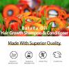 Batana Oil Shampoo & Conditioner for Hair Growth, Thicker Hair, Anti-Thinning & Volumizing & Strengthening, Cleanses & Moisturizes Scalp Batana Shampoo for Men & Women view 3