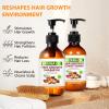 Batana Oil Shampoo & Conditioner for Hair Growth, Thicker Hair, Anti-Thinning & Volumizing & Strengthening, Cleanses & Moisturizes Scalp Batana Shampoo for Men & Women view 4