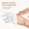 4 Pairs Cotton Gloves for Dry Hands Sleeping White Gloves Women Moisturizing Gloves Overnight, 100% Cotton Gloves Eczema, Spa Care for Dry Hands as Hand Mask view 3