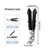 Angled Head Toenail Clippers for Seniors  Wide Jaw Nail Clippers for Thick Nails, Ergonomic Long Handle Nail Cutter with Catcher, Heavy Duty Stainless Steel Clippers for Men & Women view 2