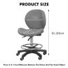 BXKCFYBSQ Saddle Stool with Wheels,PU Leather 360 Rolling Chair,Adjustable Height 81-103cm,for Beauty Clinic Home and Office Use,Bearing Weight 440lbs(Color1) view 2