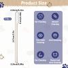 Ptwola 500PCS Long Large Cotton Swabs, 6 Inch Lint-Free Dog Ear Cleaning Q Tips Bamboo Handle Soft Gentle Swab for Medium Large Pet Care Wax Removal Wound Treatment Makeup view 2