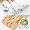 Ptwola 500PCS Long Large Cotton Swabs, 6 Inch Lint-Free Dog Ear Cleaning Q Tips Bamboo Handle Soft Gentle Swab for Medium Large Pet Care Wax Removal Wound Treatment Makeup view 4