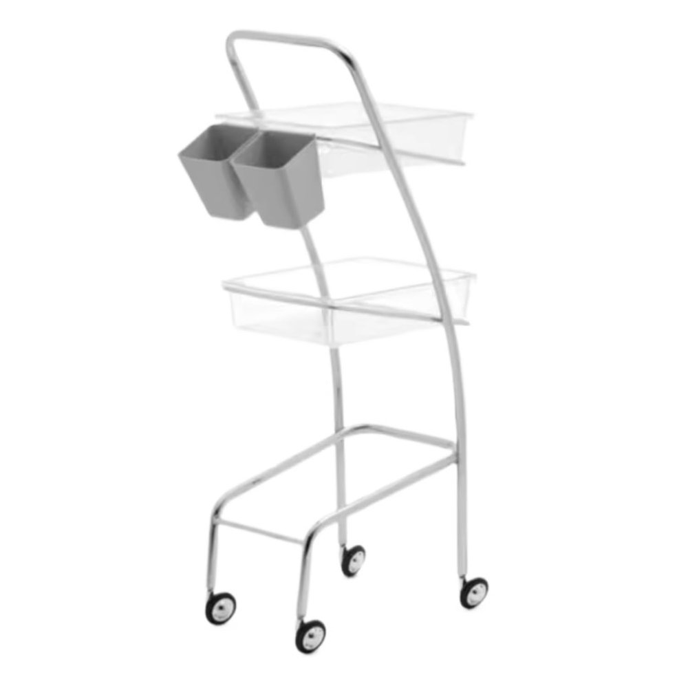 XDMINGY Mobile Hair Station for Tools Storage Salon Tray Cart with Storage Platform Service Rolling Tray Storage Tray Accessory for Salon Spa Use