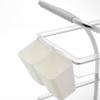 XDMINGY Mobile Hair Station for Tools Storage Salon Tray Cart with Storage Platform Service Rolling Tray Storage Tray Accessory for Salon Spa Use view 3