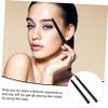DEARMAMY 2Pcs Dual Ended Eyebrow Brush Angled Makeup Brush for Precision Application Portable Design with Cover for Eye Makeup Enthusiasts Durable and Tool view 3