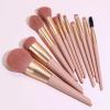 11 pieces of makeup brush set powder make-up eye shadow beauty tools view 4