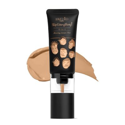 Skip Everything Blurring 4 In 1 Full Coverage Skin Tint For All Skin Type, Natural Coverage, For Daily Use, (Warm Nude, 30ml (Pack of 1))
