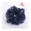 14Pcs Satin Navy Blue Scrunchies for Women, Girls, 7.9Inch Large Hair Ties Soft and Comfortable for Thick Hair Elastic, Hair Accessories, Holiday Decoration view 1