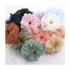 14Pcs Satin Navy Blue Scrunchies for Women, Girls, 7.9Inch Large Hair Ties Soft and Comfortable for Thick Hair Elastic, Hair Accessories, Holiday Decoration view 2
