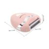 FOMIYES 1 Set Women Electric Trimmer Portable Heart Shaped Razor for Sensitive Skin Dual Use Hair Removal Device for Underarm Legs Compact Travel Friendly Grooming Tool view 2