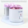 TARSHYRY 4 in 1 Wax Kit Hair Removal Waxing Kit for Women & Men Hot Warmer Pot for Face, Eyebrow, Body, Brazilian, Bikini with 3 Roll On Warmer Single Pot for Home Salon (US Plug 110V) view 2