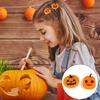 12 Pcs Halloween Hair Claw Clips,Cute PumpkinGhostBatSpiderweb and Hat Designs Halloween Hair Claws Strong Hold Jaw Clip Mini Hair Clips for Women Girls Hair Accessories view 2