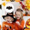 12 Pcs Halloween Hair Claw Clips,Cute PumpkinGhostBatSpiderweb and Hat Designs Halloween Hair Claws Strong Hold Jaw Clip Mini Hair Clips for Women Girls Hair Accessories view 3