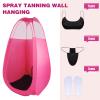 ROMSPRI 22 Pcs Spray Tan Tent with Tan Spray Tanning Essentials Kit, Pop Up Portable Professional Mobile Self Tanning Tent Booth with Carry Bag & Waterproof Floor78.4 * 47.2 * 47.2 inches view 3