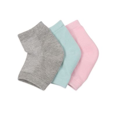 Beaupretty 3pcs Open Toe Heel Socks with Moisturizing Gel for Cracked Breathable Foot Care Sleeve for Men and Women Durable and Washable Design Pink