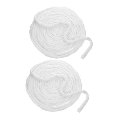 minkissy 2 Pack Hair Perm Cotton Rolls Absorbent Cotton Strips for Salon Use High Absorbency Single Use for Safe Hair Treatments for Manicures and Pedicures