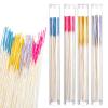 Classicseali 640pcs Earring Hole Cleaner Floss, 3.8 In Disposable Ear Piercing Floss, Piercings Hole Cleaner for Girls Women Men, 4 Colors Piercings Cleaners Flosses with Storage Tube view 1