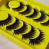 6 Pairs Volume Dramatic Look False Eyelashes Fluffy 3D Eye Lashes Long Wispy Handmade Soft Black Band Fake Eye Lashes Makeup view 3