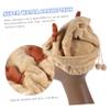 BIUDECO Christmas Antler Hair Drying Towel Quick Wrap for All Hair Types Soft Fleece Fast Drying Cap for Women Travel Friendly view 4