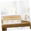 1pc Transparent Makeup Storage Box with Divided Compartment Acrylic Desktop Organizer for Cotton Pads and Accessories Convenient Section Design for Easy Access and Organization view 4