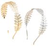 11pcs Gold Leaf Headband for Girls Women Bridal Hair Crown Roman Goddess Tiara Wedding Hair Accessories Multiple Styles Available view 3