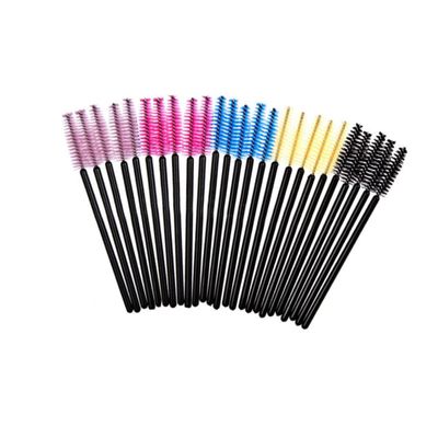 DEARMAMY 50pcs Multicolor Disposable Eyelash Mascara Wands Flexible Makeup Applicators for Eye Lash Cleaning Application for Hummingbird Feeder Ports Jewelry and More