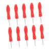 TOVINANNA 10pcs Eyelash Glue Bottle Opening Needles Blocking Stainless Steel Piercing Tools with Ergonomic Handle for Salon Supplies Essential for Smooth Flow and Maintenance view 1