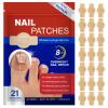 Fungal Nail Patches 21 PCS, Toenail Treatment Extra Strength 8-Hour Overnight Nail Fast Acting Repair Effortless Hydrogel Nail Care and Repair for Damaged Nails Overnight Renewal for Men and Women view 1
