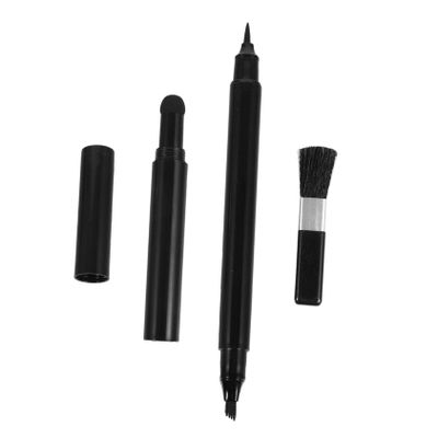 Beavorty 1 Set Beard Filler Pencil for Men Dual Headed Hairline Filler Grooming Tool Precision Application for All Beard Types Includes Brush for Easy Maintenance