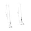 BATHVEVE 2Pcs Fan Lash Brush Multi Use Makeup Tool for Eyelash and Eyebrow Application Portable and Lightweight Skin Friendly Artificial for Makeup Supplies view 2