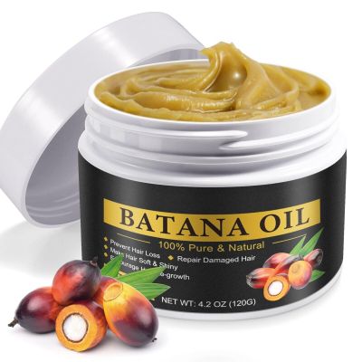 100% Natural Batana Oil for Hair Growth  Dr. Sebi Inspired Hair Oil from Honduras  Strengthens Roots, Reduces Loss & Promotes Thicker hair, Healthier  Pure Unrefined  4.2 oz