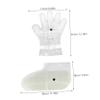 PartyKindom 1 Set Moisturizing Gloves with Paraffin Wax Covers for Hydrating for Dead Skin Removal and Nourishment Convenient Home Care Accessory view 2