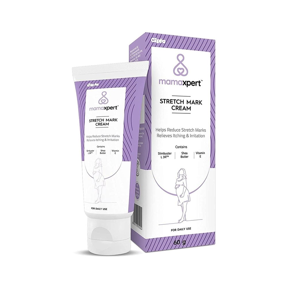 Ci'pla Mamaxpert Stretch Mark Removal Cream for Pregnancy | Reduce Stretch Marks And Scars, 60 gm