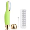 Sonic Dermaplane Razor for Women Face, Dermaplaning Tool for Face, Sonic Edge Technology, Facial Hair Removal for Women, Peach Fuzz with 8 Replaceable Blades(Green) view 1
