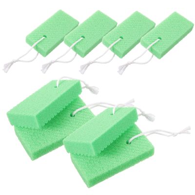 DONFAMDS 8pcs Pumice Stones for Feet Ergonomic Foot Exfoliators Dead Skin Remover Random Color for Men Women Bath Scrub for Soft Rejuvenated Skin Random Color