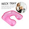 Beaupretty Professional Hair Neck Tray Waterproof Plastic Hair Perm Tray Shoulder Support for Hairdressing and Styling view 4