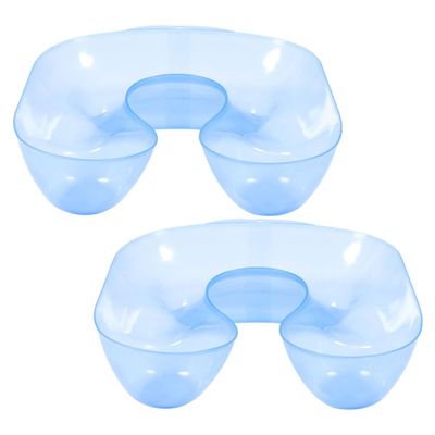 2Pcs Plastic Hairdressing Neck Tray for Barber Shops and Color