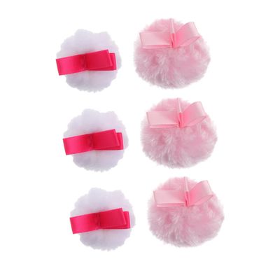 Beaupretty 6Pcs Portable Fluffy Makeup Skin Friendly Cosmetic Powder Applicators for Foundation Blush Concealer Lightweight Comfortable Makeup Supplies