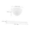 CALLARON 1Set DIY Face Mask Mixing Tool Kit Silicone Bowl Spatula for Easy Application Portable Beauty Accessories for Women for Home Salon Travel view 2