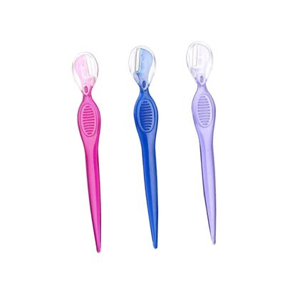 EXQUIMEUBLE 3pcs Delicate Eyebrow Eyebrow Razors Lightweight Design Easy to Clean Beauty Tools